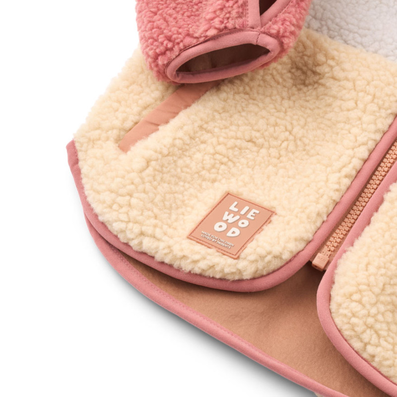 LIEWOOD Giacca in pile per bambini Nolan Apple blossom multi mix