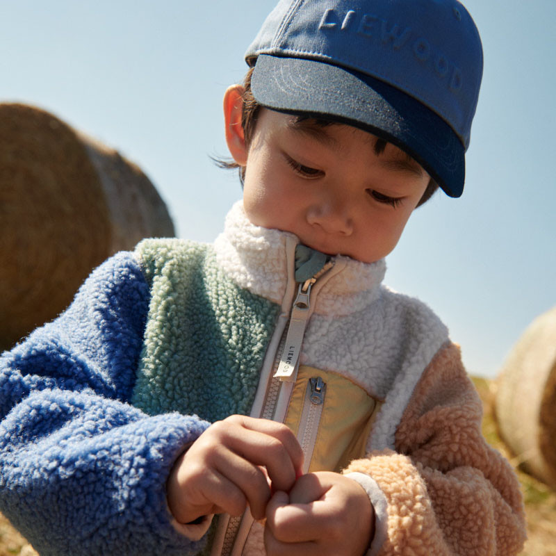 LIEWOOD Giacca in pile per bambini Nolan Peppermint multi mix