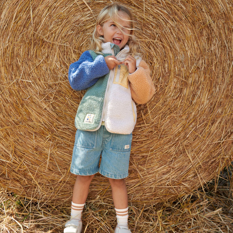 LIEWOOD Giacca in pile per bambini Nolan Peppermint multi mix