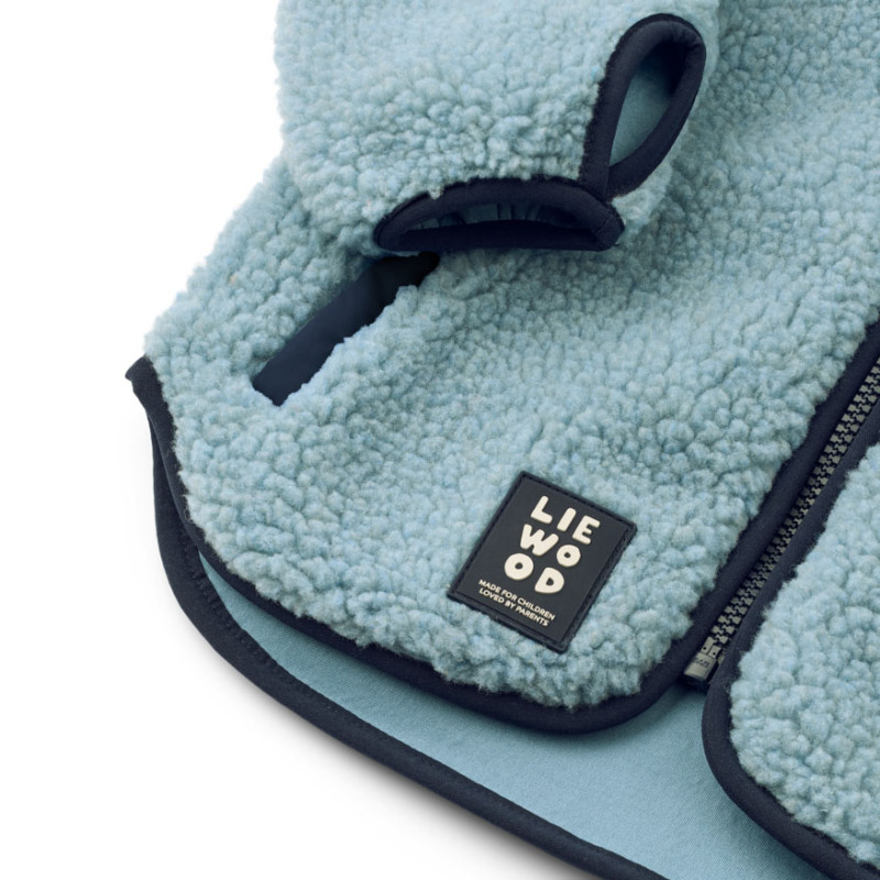 LIEWOOD Giacca in pile per bambini Nolan Beach blue
