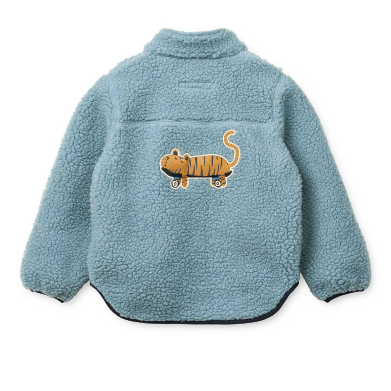 LIEWOOD Giacca in pile per bambini Nolan Beach blue