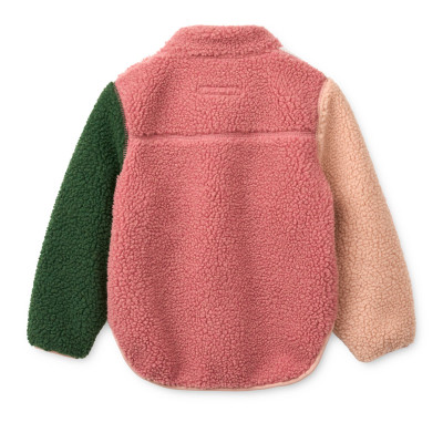 LIEWOOD Giacca in pile per bambini Noam Dusty rose multi mix