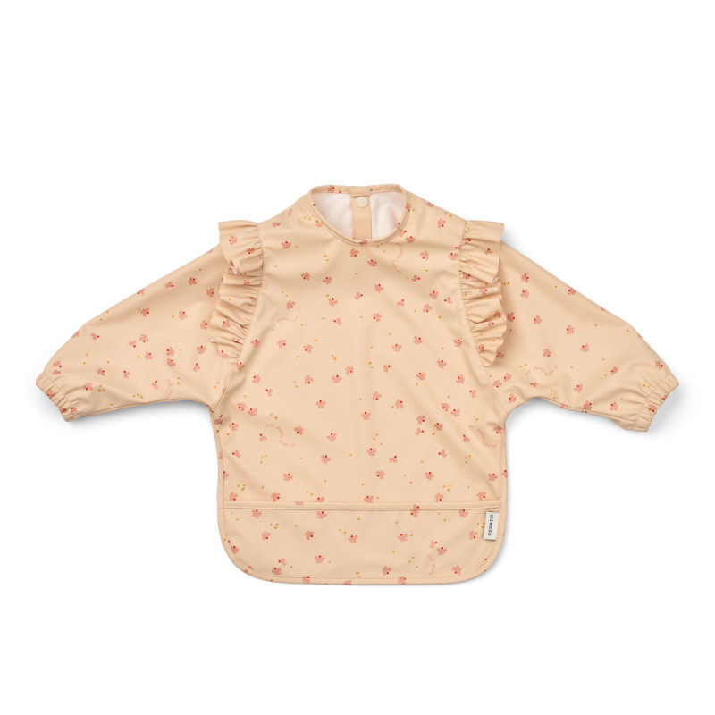 Bavaglino con maniche LIEWOOD Merle Ruffle Mini Butterfly / Apple blossom