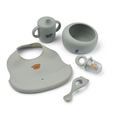 LIEWOOD set pappa per bambini Mileah Dove blue