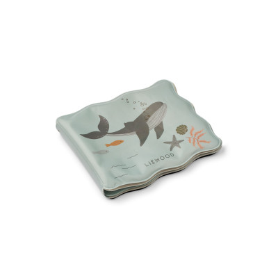 LIEWOOD Waylon libro magico ad acqua per il bagnetto Sea creature / Sandy