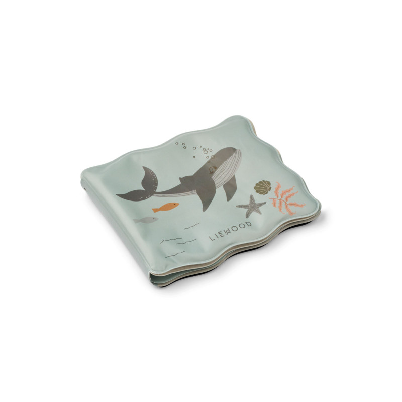 LIEWOOD Waylon libro magico ad acqua per il bagnetto Sea creature / Sandy