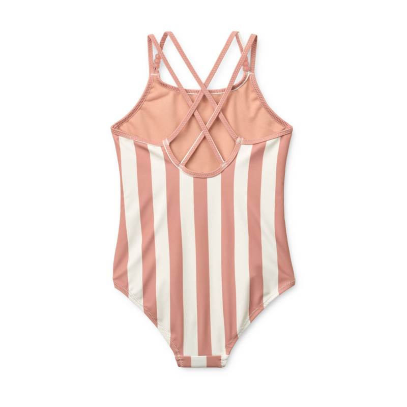 LIEWOOD Costume da bagno Suna Coral Blush Creme De La Creme Stripe