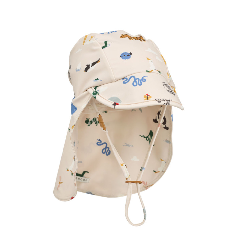 LIEWOOD Cappello mare UV per bambini Cecilia Around the world / Sandy