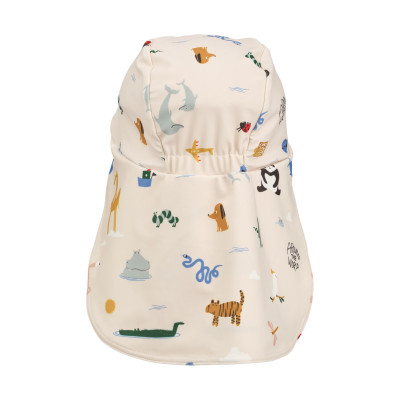 LIEWOOD Cappello mare UV per bambini Cecilia Around the world / Sandy