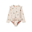LIEWOOD Sille costume da bagno manica lunga Peach / Sea shell