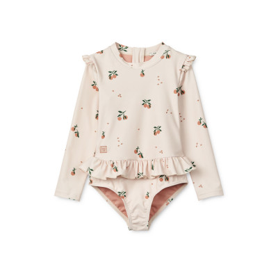 LIEWOOD Sille costume da bagno manica lunga Peach / Sea shell