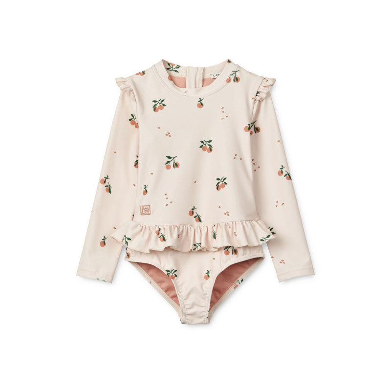 LIEWOOD Sille costume da bagno manica lunga Peach / Sea shell