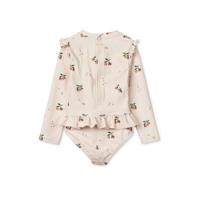 LIEWOOD Sille costume da bagno manica lunga Peach / Sea shell