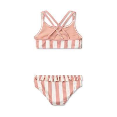 LIEWOOD bikini due pezzi Belle a righe Coral blush