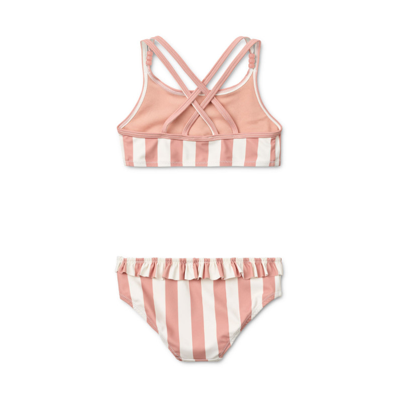 LIEWOOD bikini due pezzi Belle a righe Coral blush