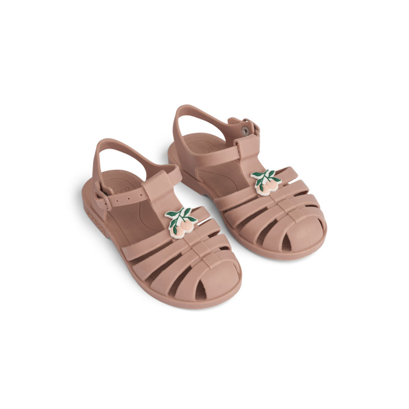 LIEWOOD sandali Bre Beach con charms Peach / Dark rose