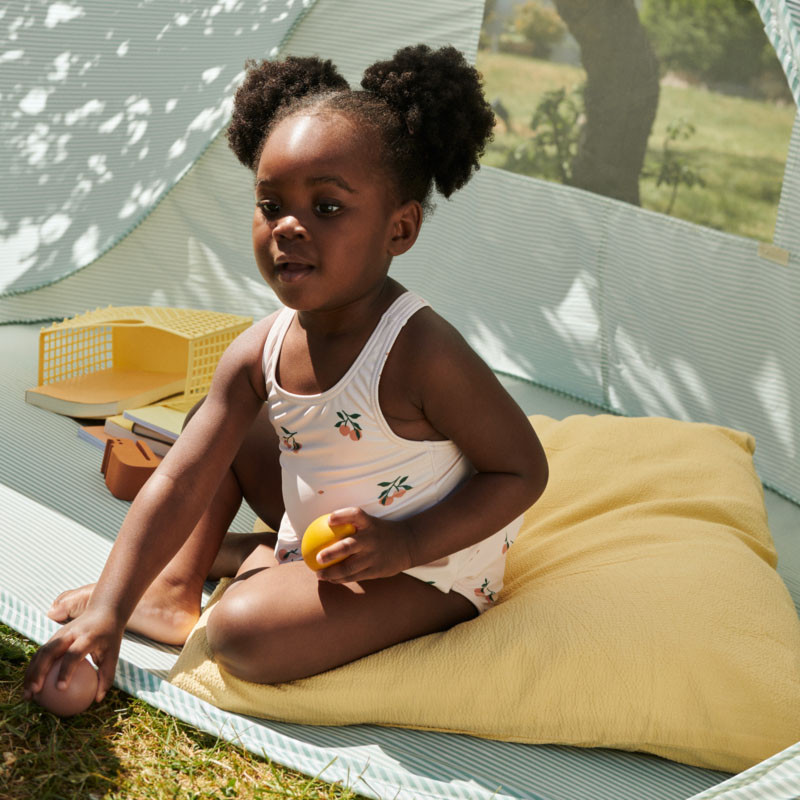 LIEWOOD costume da bagno Amara Baby stampato Peach Sea shell