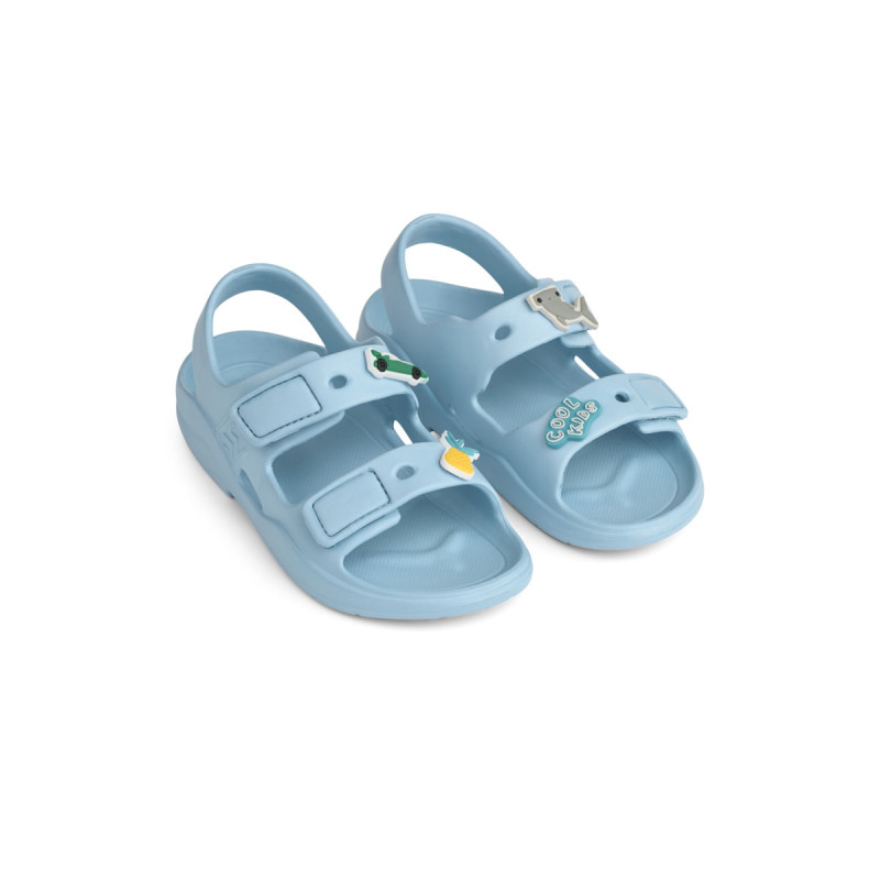 LIEWOOD sandali Lilo con decorazioni Beach blue