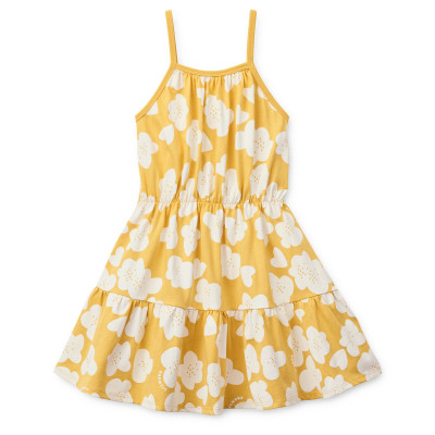 LIEWOOD vestito Mollie Flower / Lemon yellow