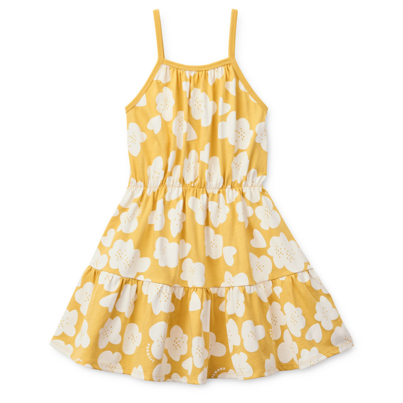 LIEWOOD vestito Mollie Flower / Lemon yellow