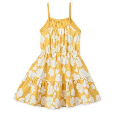 LIEWOOD vestito Mollie Flower / Lemon yellow