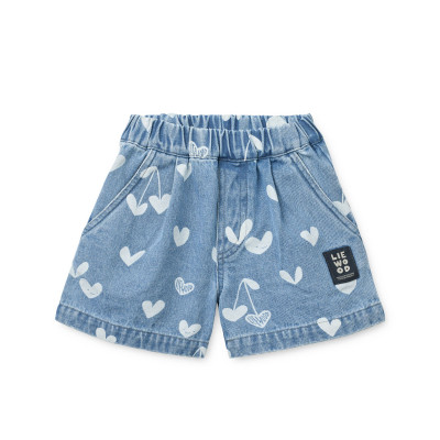 LIEWOOD pantaloncini denim Borrisa Weethearts / Light blue denim