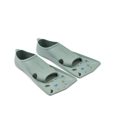 LIEWOOD pinne nuoto Gustav Sea / Peppermint