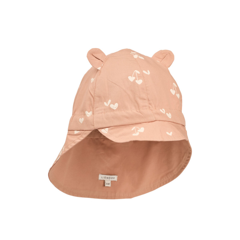 LIEWOOD cappello estivo per bambini Gorm con orecchie Sweethearts / Pale tuscany