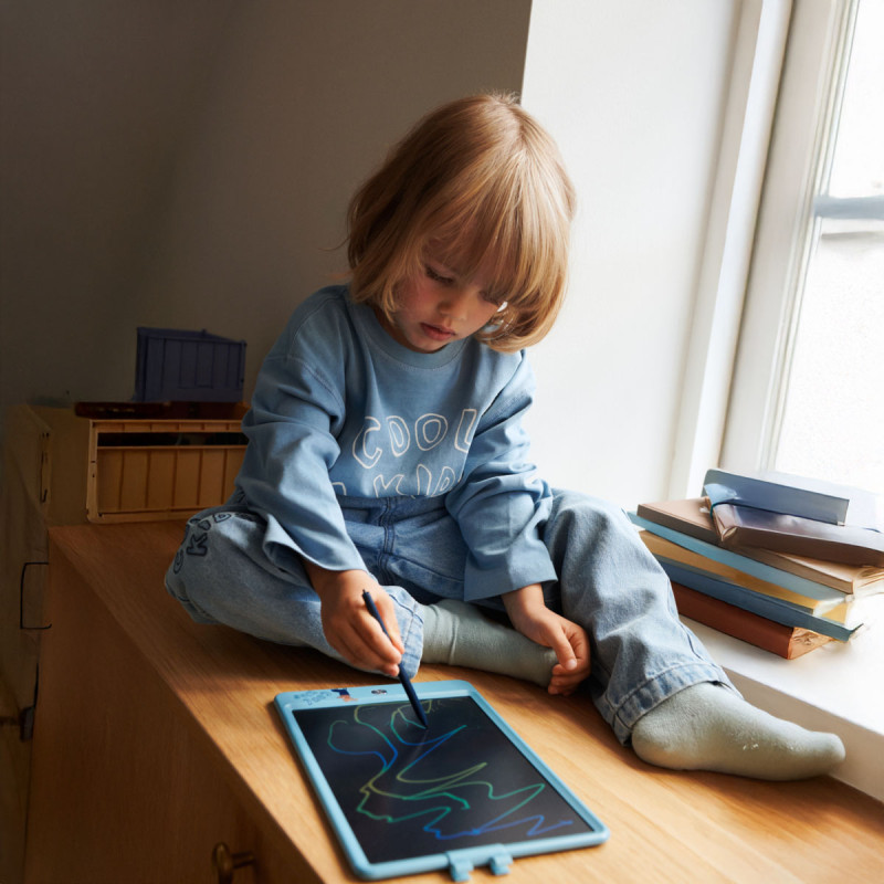 Lavagnetta da disegno LIEWOOD Zora Tiger / Beach blue