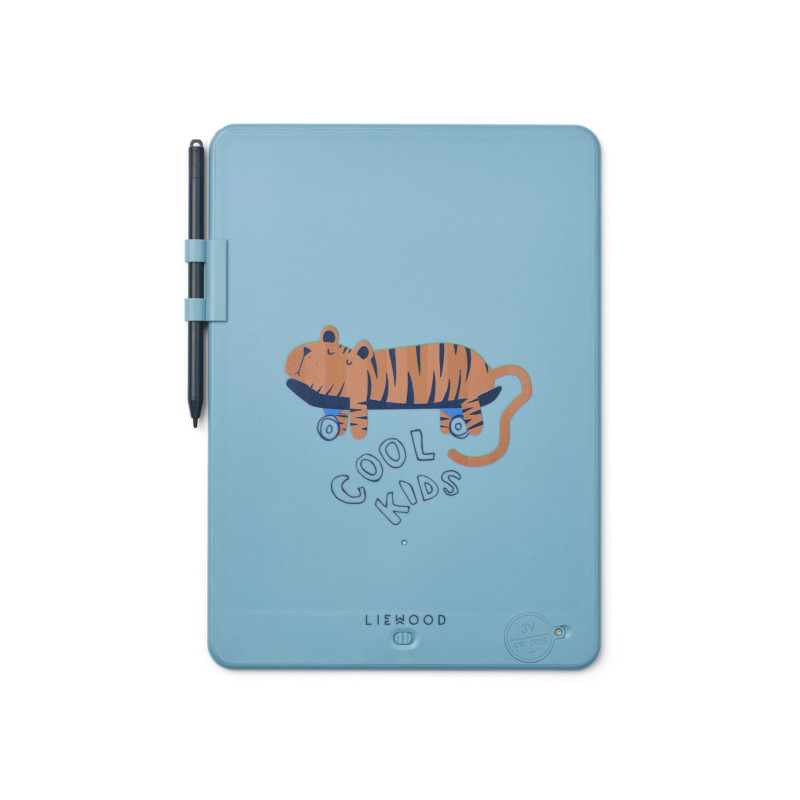 Lavagnetta da disegno LIEWOOD Zora Tiger / Beach blue