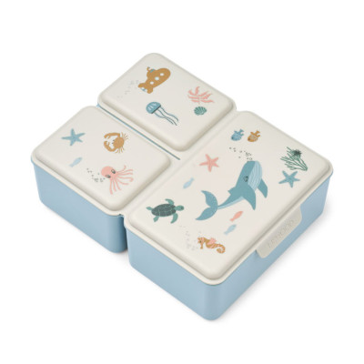 LIEWOOD lunchbox per bambini Driss Sea creature / Sandy