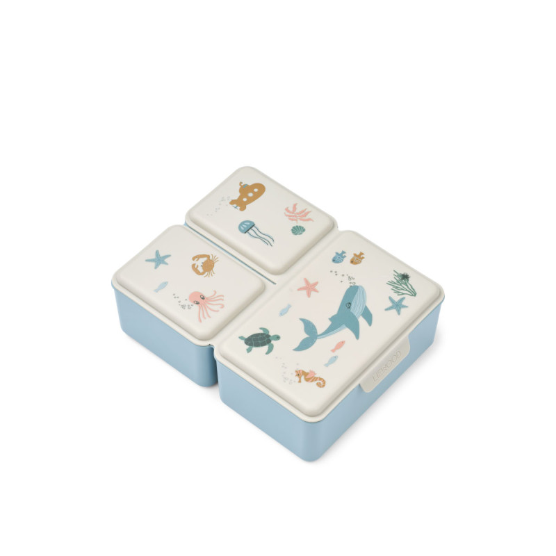 LIEWOOD lunchbox per bambini Driss Sea creature / Sandy