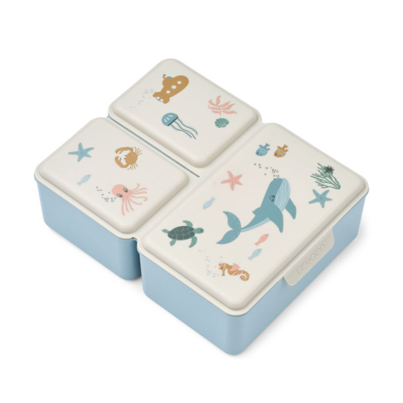 LIEWOOD lunchbox per bambini Driss Sea creature / Sandy