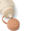 LIEWOOD bottiglia in silicone per smoothie Lizzie set da 2 Peach / Sea shell