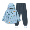 LIEWOOD set impermeabile Pedia – giacca e pantaloni Fun / Beach blue