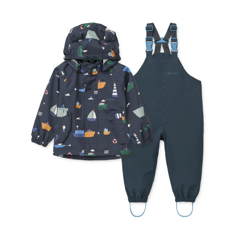 LIEWOOD set antipioggia Manu Sailing / Classic navy