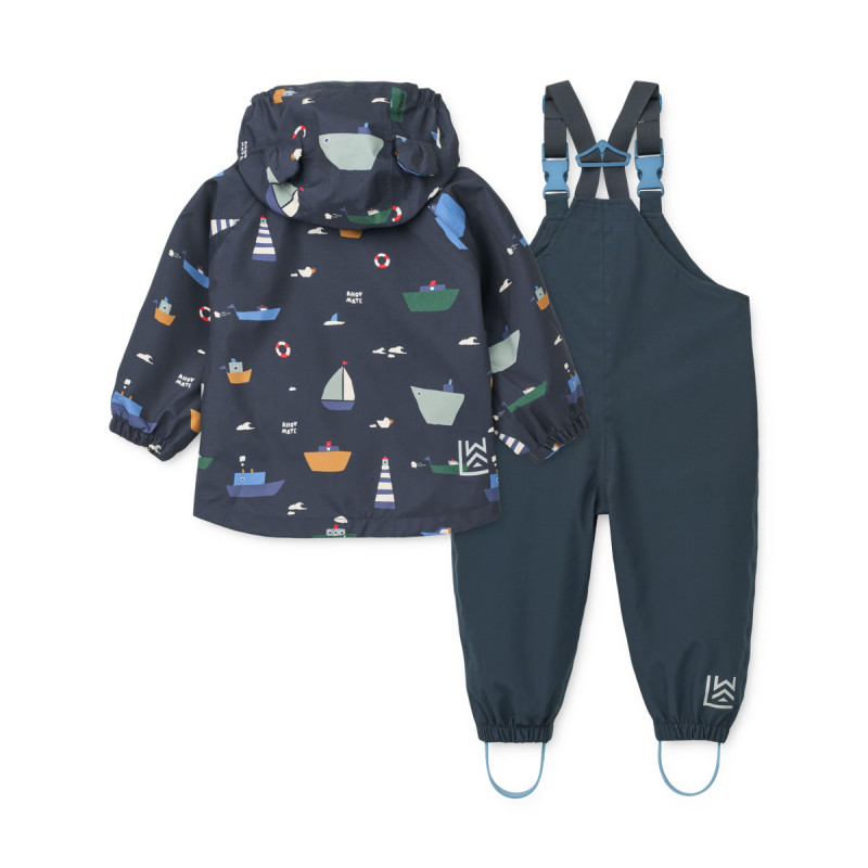 LIEWOOD set antipioggia Manu Sailing / Classic navy