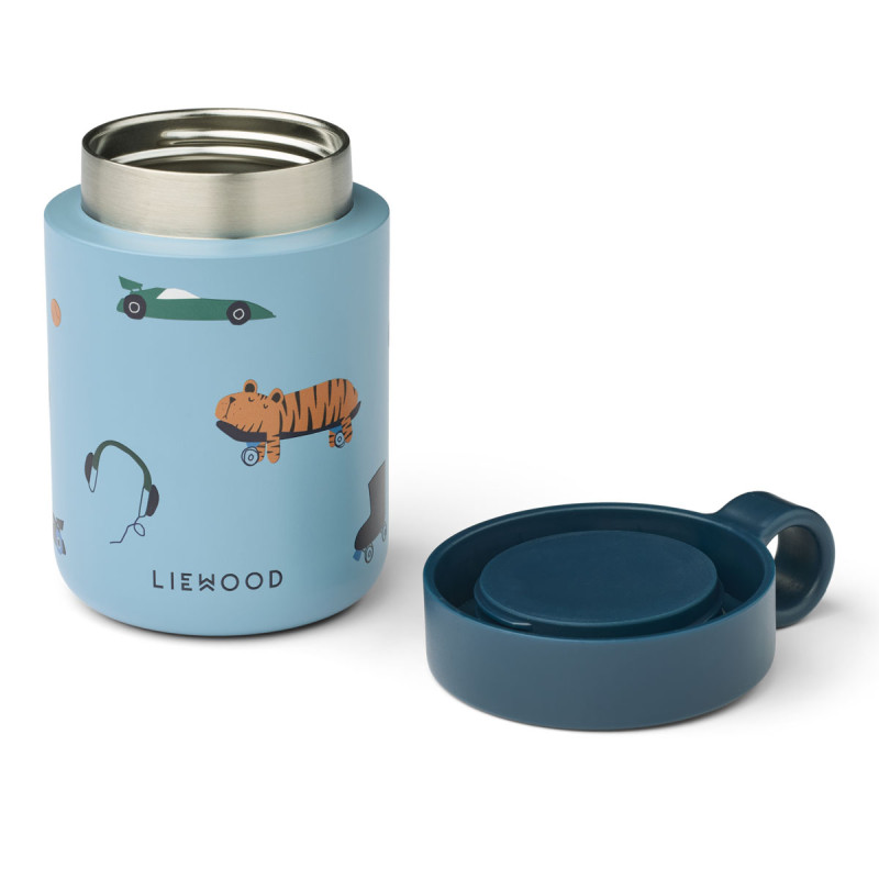LIEWOOD contenitore termico per alimenti Kiani Fun / Beach blue