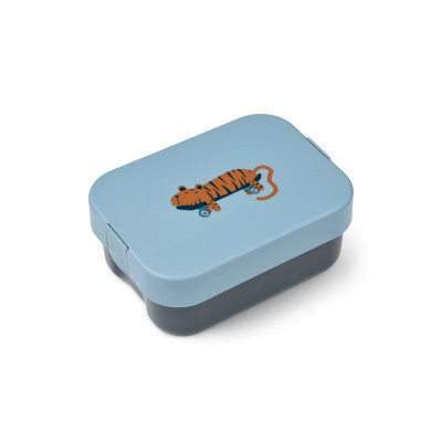 LIEWOOD lunchbox per bambini Kamil Tiger / Beach blue