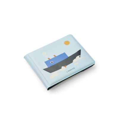 LIEWOOD Waylon libro magico ad acqua per il bagnetto Sailing / Sandy