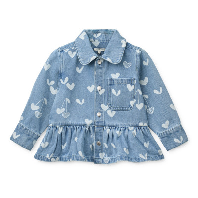 LIEWOOD Kenza camicia in denim Sweethearts / light blue denim
