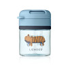 LIEWOOD Pavia bicchiere in tritan con cannuccia 280 ml Fun / Beach blue