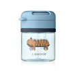 LIEWOOD Pavia bicchiere in tritan con cannuccia 280 ml Fun / Beach blue