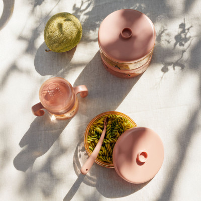 LIEWOOD Contenitori alimentari in Tritan Dominique 500 ml set da 2 Peach / Sea shell