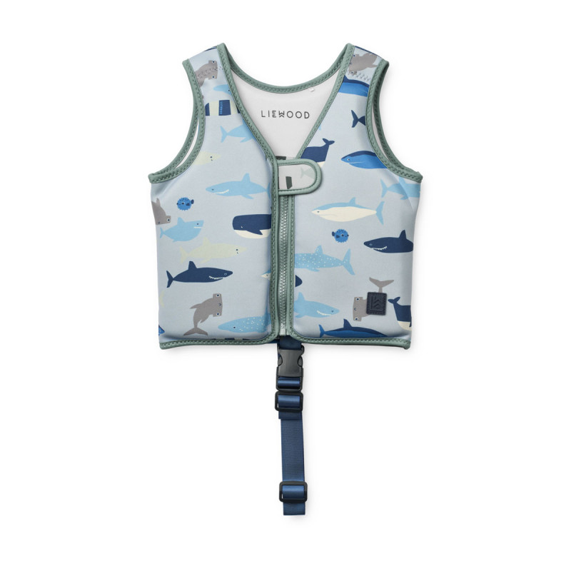 Giubbotto da nuoto LIEWOOD Dove Shark / Dove blue