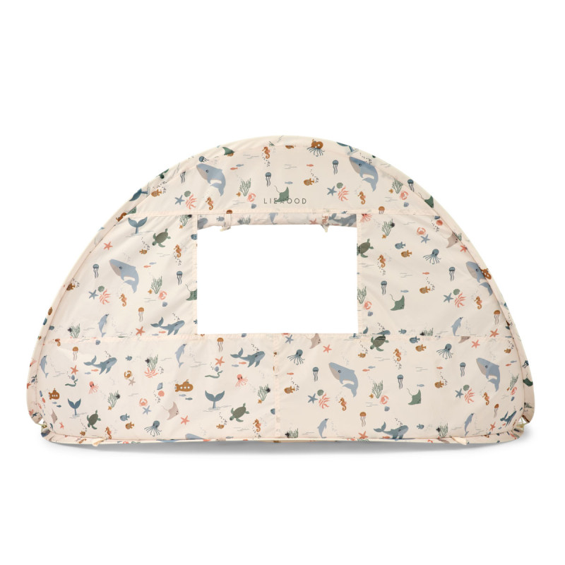 Tenda da spiaggia con piscinetta LIEWOOD Everett Sea creature / Sandy