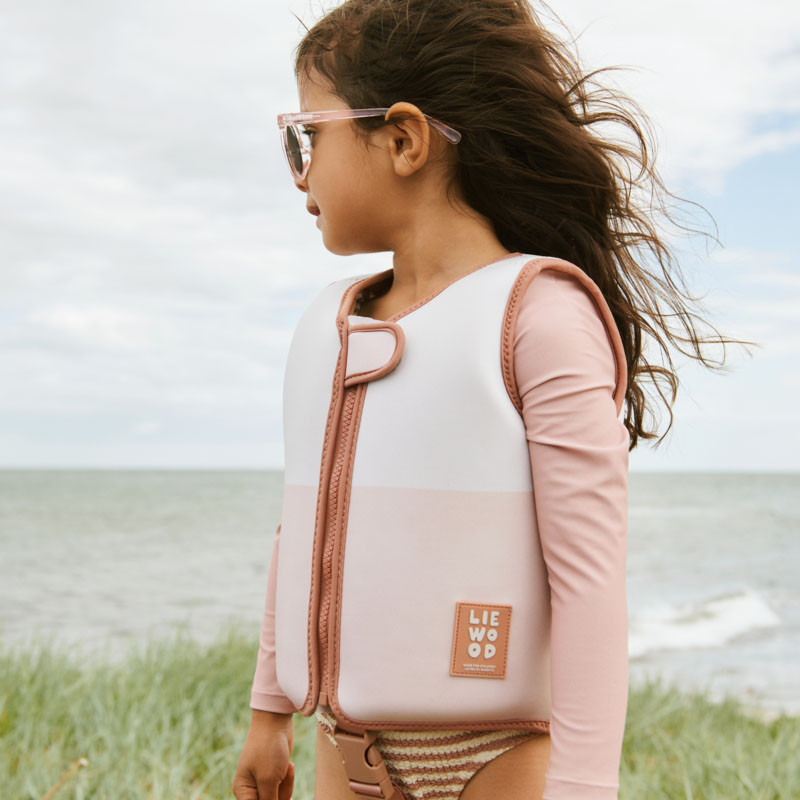 LIEWOOD giubbotto galleggiante con maniche Dove Tuscany rose multi mix