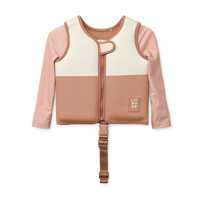 LIEWOOD giubbotto galleggiante con maniche Dove Tuscany rose multi mix