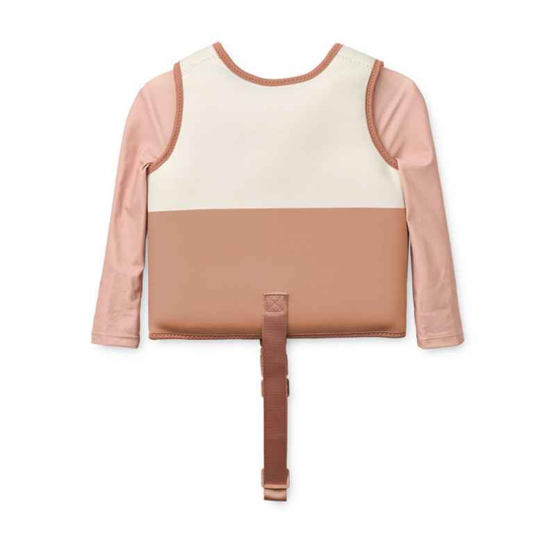 LIEWOOD giubbotto galleggiante con maniche Dove Tuscany rose multi mix