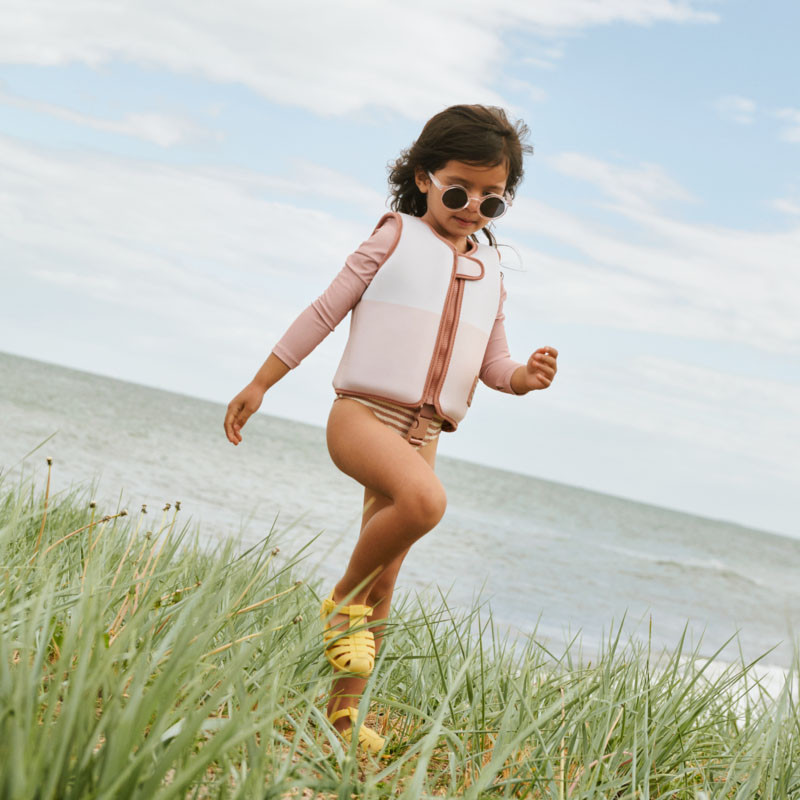 LIEWOOD giubbotto galleggiante con maniche Dove Tuscany rose multi mix